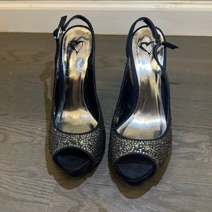 Steve Madden platforms peep toe